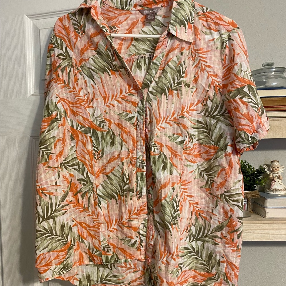 Tropical button down